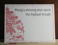 1920s-themed Christmas card